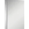 Jungborn Spiegelschrank 406 x 129 x 618 mm grau 1-türig mit einseitiger Spiegeltür und Seitenverspiegelung
