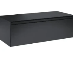 Jungborn Unterschrank DECEM BxHxT 1000 x 319 mm x 458 mm Frontfarbe schwarz matt