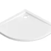 Jungborn Viertelkreis-Duschwanne CINQUE 90 x 90 x 2.5 cm weiß glänzend 6032090