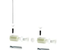 Jungborn Wand-WC Set FIVE 53 Tiefspüler ohne Spülrand weiß glänzend mit Beschichtung und Turbo-Flush-Technologie sowie WC-Sitz (Absenkautomatik, Quick-Release leicht abnehmbar)