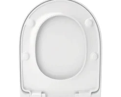 Jungborn Wand-WC Set FIVE 53 Tiefspüler ohne Spülrand weiß glänzend mit Beschichtung und Turbo-Flush-Technologie sowie WC-Sitz (Absenkautomatik, Quick-Release leicht abnehmbar)