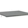 Jungborn Waschtischplatte SEDICI 61 x 50 cm Schwarz matt ohne Ausschnitt