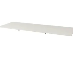Jungborn Waschtischplatte SEIMILA 121 x 46 cm Weiß Uni ohne Ausschnitt