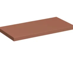 Jungborn Waschtischplatte TRENTA Breite ab 60 cm bis 250 cm x 50,2 cm Cotto ohne Ausschnitt