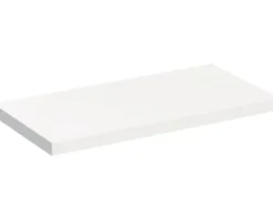 Jungborn Waschtischplatte TRENTA 60 x 50,2 cm Uni weiß glanz ohne Ausschnitt