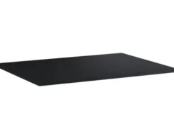 Jungborn Waschtischplatte 606 x 460 mm Kompaktmarmor Schwarz ohne Ausschnitt