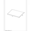 Jungborn Waschtischplatte 606 x 460 mm MDF weiß glänzend ohne Ausschnitt