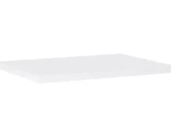 Jungborn Waschtischplatte 606 x 460 mm MDF weiß glänzend ohne Ausschnitt