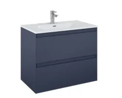 Jungborn Waschtischunterschrank DECEM BxHxT 800 x 635 x 458 mm Frontfarbe navy blau matt