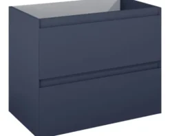 Jungborn Waschtischunterschrank DECEM BxHxT 800 x 635 x 458 mm Frontfarbe navy blau matt