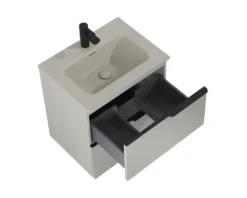 Jungborn Waschtischunterschrank NONUS BxHxT 600 x 635 x 453 mm Frontfarbe fume matt