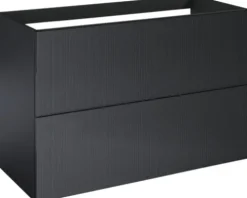Jungborn Waschtischunterschrank NONUS BxHxT 1000 x 635 x 453 mm Frontfarbe schwarz matt