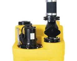 Jung Pumpen Fäkalienhebeanlage compli 400 400 V mit montierter Rückschlagklappe JP50080