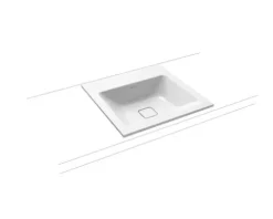 KALDEWEI Einbauwaschbecken CONO 60 x 50 cm alpinweiß glänzend Emailliert mit Beschichtung 901606003001