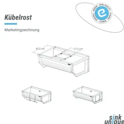 Kübelrost für SOLIDUM und NOVUM