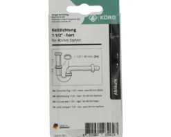 Keildichtung 1 1/2" 40 mm hart schwarz