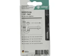 Keildichtung 1 1/4" 32 mm hart schwarz