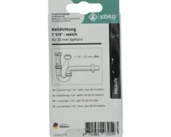 Keildichtung 1 1/4" 32 mm weich schwarz
