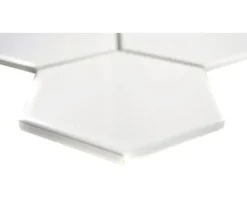 Keramikmosaik HX 100 25,6x29,5 cm weiß