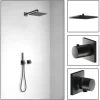 KEUCO Duscharmatur IXMO SETS BLACK SELECTION DVGW geprüft schwarz matt 59602370002