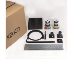 KEUCO Duscharmatur IXMO SETS BLACK SELECTION DVGW geprüft schwarz matt 59602370002