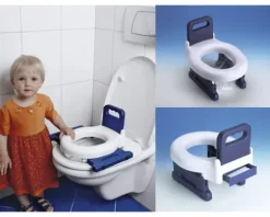 Kinder-WC-Sitz ADOB Töpfchensitz weiß/blau