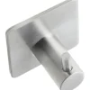 Klebehaken Edelstahl matt 4er Pack mit 3M Klebeband