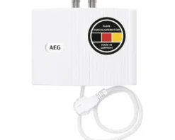 Klein-Durchlauferhitzer AEG MTD 350 hydraulisch nur fürs Handwaschbecken, 3,5 kW mit Stecker 230V