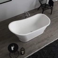Kleine freistehende Badewanne im klassischen Stil | Arisa