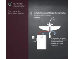 Kleinspeicher AEG U 5 Untertischboiler 5 Liter Niederdruck mit Stecker