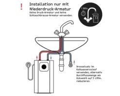Kleinspeicher STIEBEL ELTRON SNU 5 Plus Untertischboiler 5 Liter Niederdruck mit Stecker