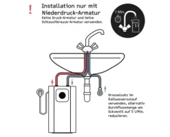 Kleinspeicher STIEBEL ELTRON UFP 5 Trend Untertischboiler 5 Liter Niederdruck mit Stecker