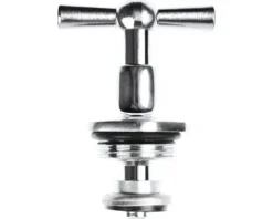Knebel-Oberteil ½" verchromt