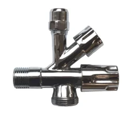 Kombi - Eckventil Comfortgriff 1/2x10 mm x3/4
