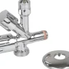 Kombi-Eckventil 3/8" für Spülmaschine oder Waschmaschine chrom