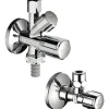 Kombiventil Set Schell Comfort Starkes Team 10 862 06 99 verchromt ½"