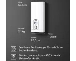 Komfort-Durchlauferhitzer Stiebel Eltron DEL Plus elektronisch 27 kW
