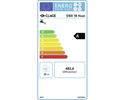 Komfort-Durchlauferhitzer CLAGE DBX 18 Next elektronisch 18 kW
