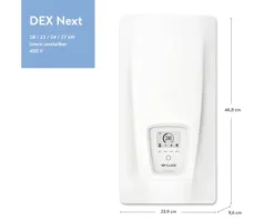 Komfort-Durchlauferhitzer CLAGE DEX Next Elektronisch 18 / 21 / 24 / 27 kW