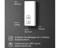 Komfort-Durchlauferhitzer Stiebel Eltron DHB-E 18 LCD elektronisch 18 kW