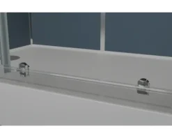 Komplettdusche Aurlane Blue River Rectangle 2,0 80 x 110 x 219 cm silbergrau