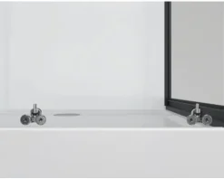 Komplettdusche Aurlane Black zen 80 x 110 x 217 cm anthrazit-matt