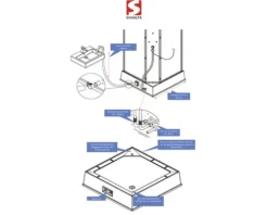 Komplettdusche SCHULTE Korfu 94 x 110 x 215 cm alu-natur inkl. Boiler und Pumpe