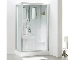 Komplettdusche SCHULTE Malta 80 x 120 x 210 cm alpinweiß
