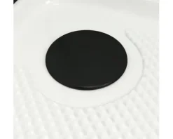 Komplettdusche Aurlane Essential Round 85 x 85 x 197 cm schwarz