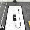 Komplettdusche Aurlane Metro 80 x 80 x 230 cm schwarz