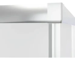 Komplettdusche Aurlane Silver zen 80 x 110 x 217 cm silber-matt