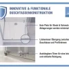 Komplettdusche Aurlane Study 90 x 90 x 225 cm silber-matt