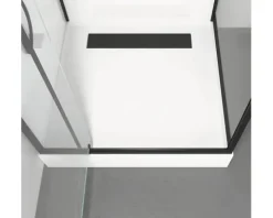 Komplettdusche Aurlane Urban 2 90 x 90 x 215 cm schwarz