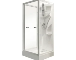 Komplettdusche SCHULTE Juist 80 x 80 x 190 cm alpinweiß